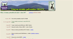 Desktop Screenshot of polovnici.orava.sk